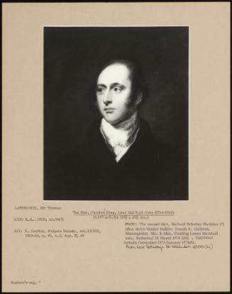 The Hon. Charles Grey, Later 2nd Earl Grey (1764-1845)