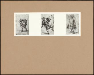 3 Of Nine Drawings Of The Versos Of Playing Cards