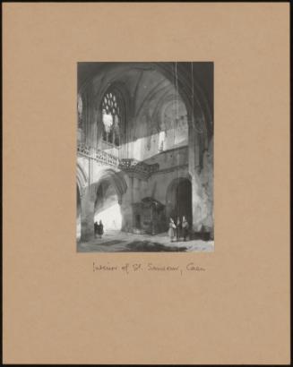 Interior of the Church of St. Sauveur, Caen