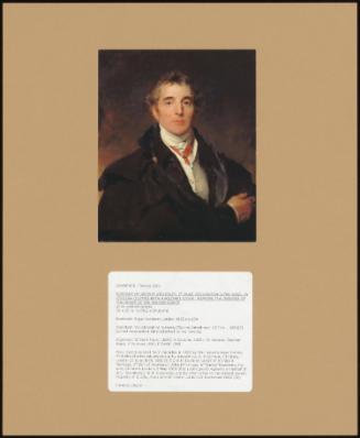 Portrait Of Arthur Wellesley, 1st Duke Wellington (1769-1852), In Civilian Clothes With A Military Cloak, Wearing The Insignia Of The Order Of The Golden Fleece