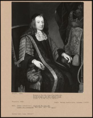 Francis North, Lord Guildford, Lord Keeper of the Privy Seal