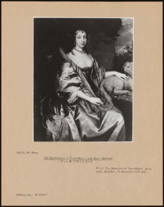 2nd Marchioness Of Tweeddale, Lady Mary Maitland