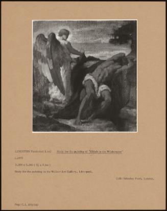 Study For The Painting Of Elijah In The Wilderness