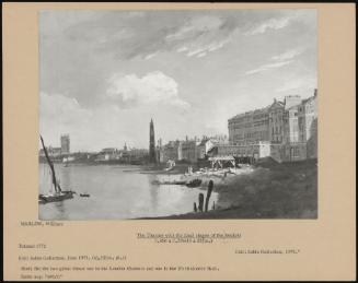 The Thames With The Final Stages Of The Adelphi