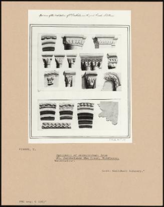 Specimens Of Architecture From St. Bartholomew The Great, Middlesex.