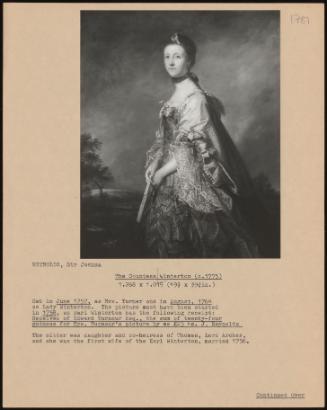 The Countess Winterton (d.1775)