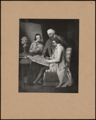 Self Portrait With Joseph Wilton And A Student