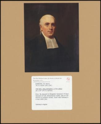 The Rev. William Paul (1754-1802)