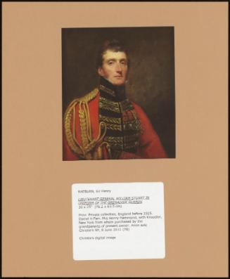 Lieutenant General William Stuart In Uniform Of The Grenadier Guards