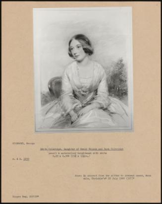 Edith Coleridge, Daughter Of Henry Nelson And Sara Coleridge