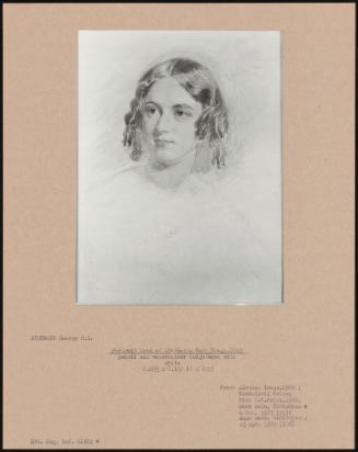 Portrait Head Of Charlotte Mary Yonge,1843