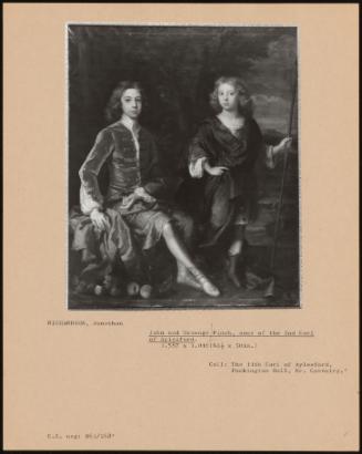 John And Heneage Finch, Sons Of The 2nd Earl Of Aylesford.