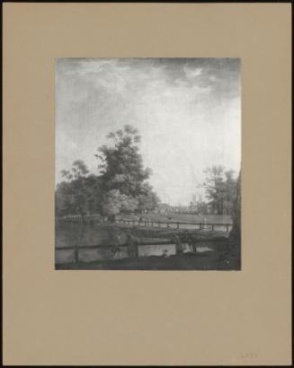 A View Across St James's Park Looking Towards Westminster Abbey