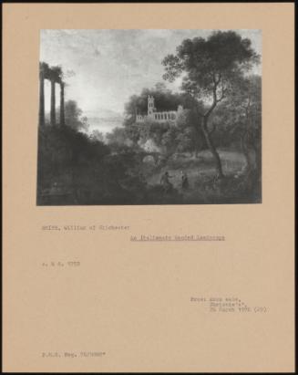 An Italianate Wooded Landscape