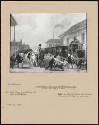 The Last Journey Of The Louth Mail, December 9, 1845