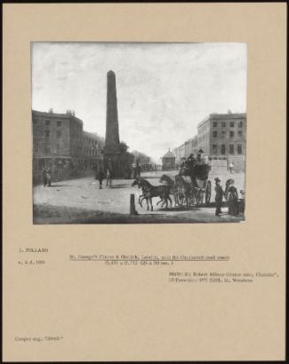 St. George's Circus & Obelisk, London, With The Greenwich Mail Coach