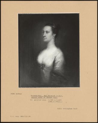 Susanna Noel, Mrs Harwood (Hill), Second Wife Of Thomas Hill