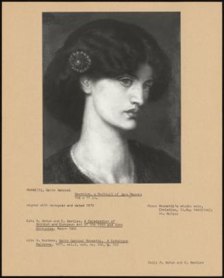 Beatrice, A Portrait Of Jane Morris