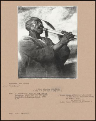 A Moor Playing the Flute