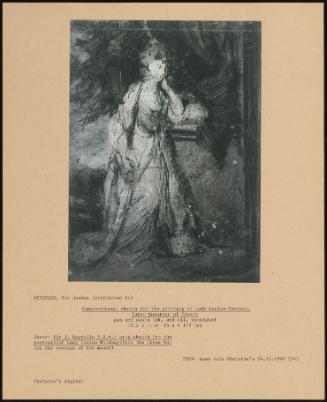 Compositional Sketch for the Portrait of Lady Louisa Manners, Later Countess of Dysart