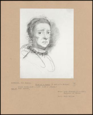 Head of a Woman (Artist's Mother)