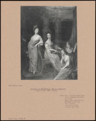 Portrait Of Mrs Backwell And Her Daughters