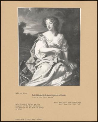 Lady Elizabeth Butler, Countess Of Derby