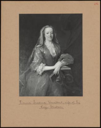 Emma Susanna Vansittart (Wife of Sir Roger Hudson)