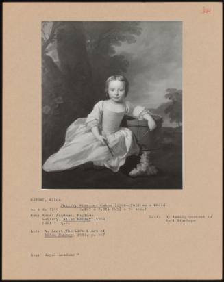 Philip, Viscount Mahon (1746-1763) as a Child