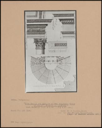 Plan Impost And Cornice Of The Composite Order Of The 2nd Theatre At Laodicea