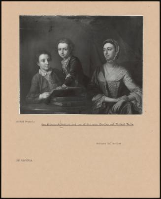 Mrs Elizabeth Bedford And Two Of Her Sons Charles And Richard Earle