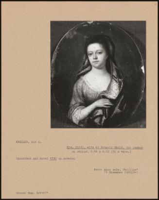 Mrs. Child, Wife To Francis Child, The Banker