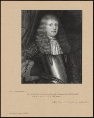 Sir Alexander Gilmour, Bt., Of Craigmillar (1658-1731)