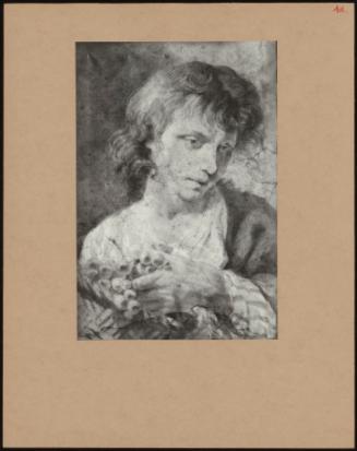 Study Of Girl With Grapes