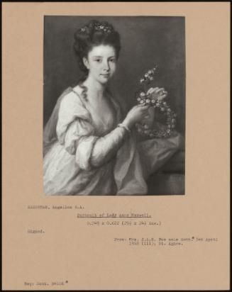 Portrait Of Lady Anne Maxwell.