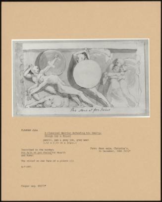 A Classical Warrior Defending His Family: Design For A Relief