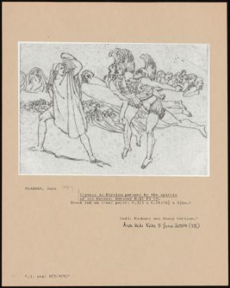 Ulysses In Elysium Pursued By The Spirits Of The Heroes: Odyssey B.Xi P1 49.