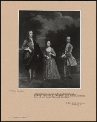 Grandchildren Of 1st Duke Of Marlborough - William, Marquess Of Blanford, Anne (Later Countess Jersey) And John, Viscount Brackley