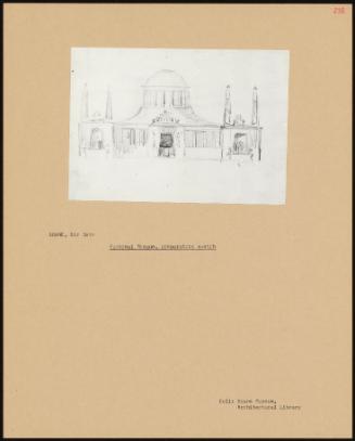 Funereal Mosque, Preparatory Sketch