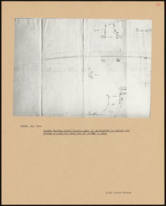 Wooden Bridge, Schaffhaussen, Plan Of Approaches To Bridge And Schema Showing The Skewness Of Bridge On Plan