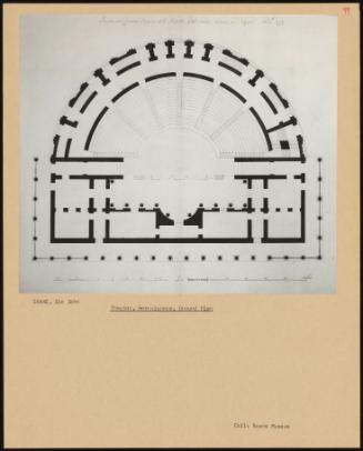 Theatre, Herculaneum, Ground Plan