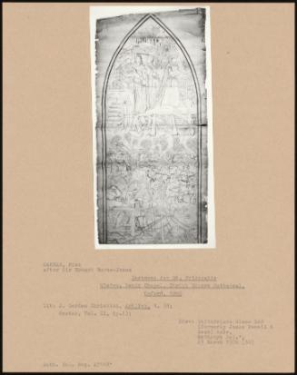 Cartoons For St. Frideswide Window, Latin Chapel, Christ Church Cathedral, Oxford, 1869