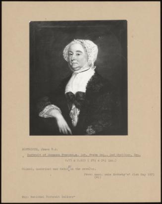 Portrait Of Susanna Frances, M. 1st, Freke Esq., 2nd Challier, Esq.