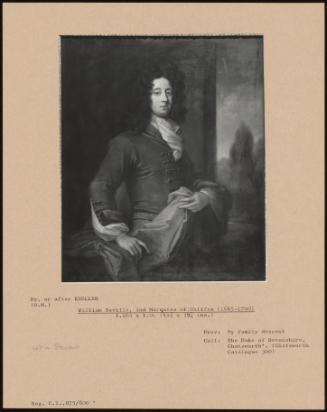 William Saville, 2nd Marquess Of Halifax (1665-1700)