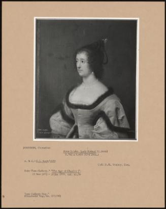 Anne Leake, Lady Hobart (D. 1684)