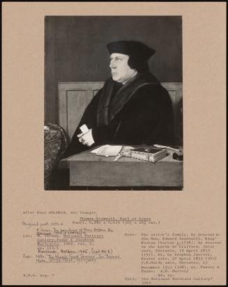 Thomas Cromwell, Earl Of Essex