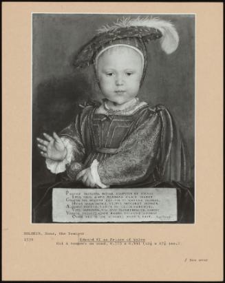 Edward VI As Prince Of Wales