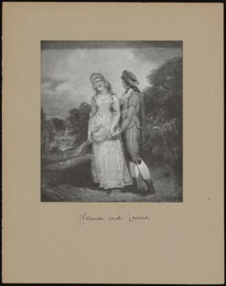 Palemon & Lavinia In A Wooded River Landscape