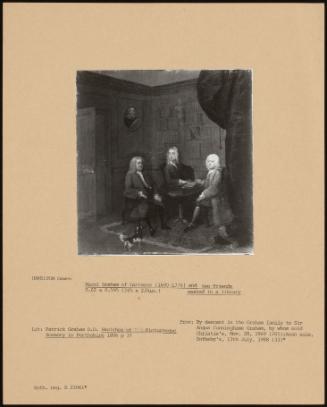 Nicol Graham Of Gartmore (1695-1775) And Two Friends Seated In A Library
