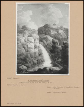 A Waterfall Near Lidford